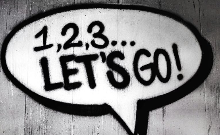 message amidst static noise